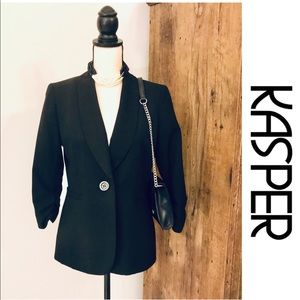 KASPER PETITE Sports Blazer - Black